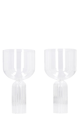 May Collection Set of two Large Glass-0